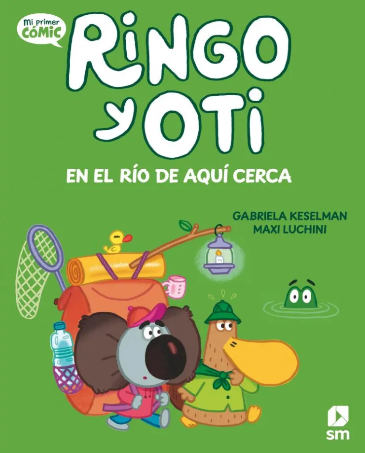 Ringo y Oti en el río de aquí cerca< Outlet