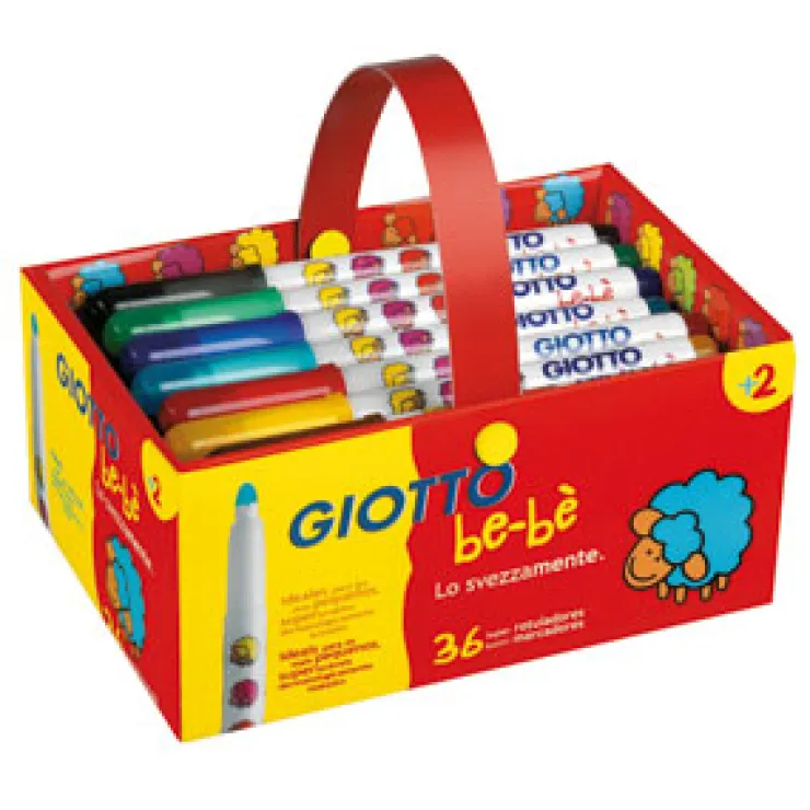 Rotulador 36 colores Giotto be- bé<Fila Best