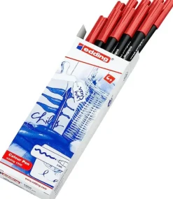 Rotulador 1300 caja 10 rojo. Caja de 10 uds<Edding Sale