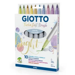 Rotulador Giotto turbo soft brush 10 colores pastel<Fila Clearance
