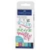Rotulador lettering 6 unidades tonos pastel Pitt Artist Pen<Faber castell Outlet