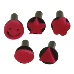Sellos de esponja con mango formas 5 unidades<Niefenver Online