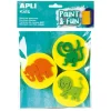 Sellos goma EVA animales 3 unidades<Apli