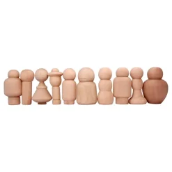 Set 10 figuras madera fantasía 7cm formas variadas<Loolipo Clearance