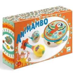 Set 3 instrumentos musicales de madera Animambo<Djeco Outlet