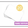 Set 20 Láminas Kamishibai Kids A4 en blanco DIY<
