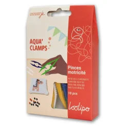Set 10 pinzas motricidad color surtido para perlas de agua<Loolipo Online