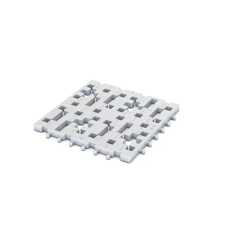 Set 6 placas base basic color plateado soporte construcciones<Meli New