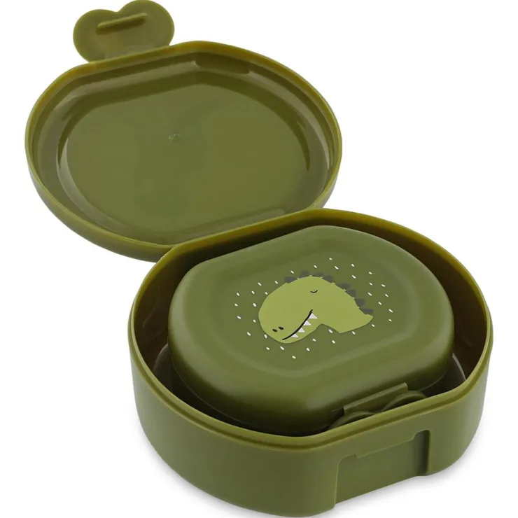 Set 2 tarteras 150ml y 300ml dinosaurio cierre clip<Trixie