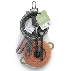 Set batería de cocina 6 pzas Eco Green Bean (Colores surtidos)<Dantoy Online