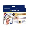 Set de sketch con acuarelas 18 piezas<Manley Sale