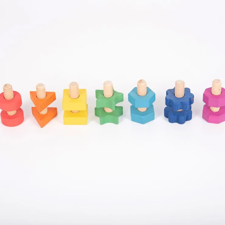 Set de tornillos y tuercas de madera<Tickit Online