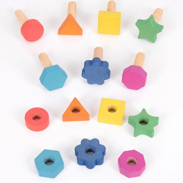 Set de tornillos y tuercas de madera<Tickit Online