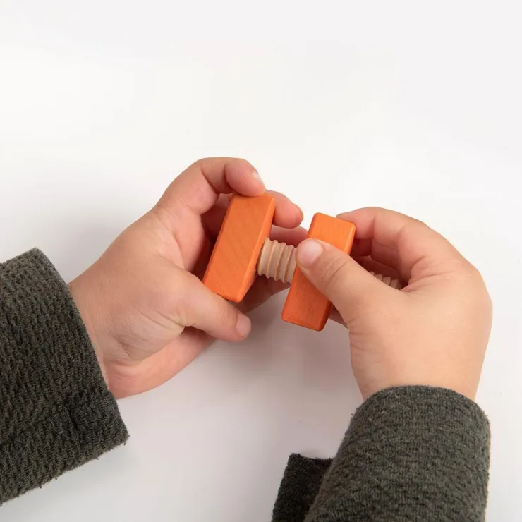 Set de tornillos y tuercas de madera<Tickit Online