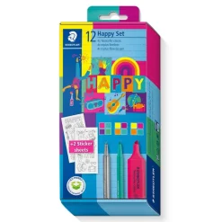 Set Happy Line 12 pzas escribe y colorea<Staedtler New