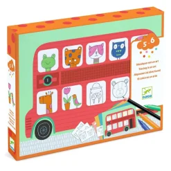 Set para colorear El calco es un arte<Djeco Discount