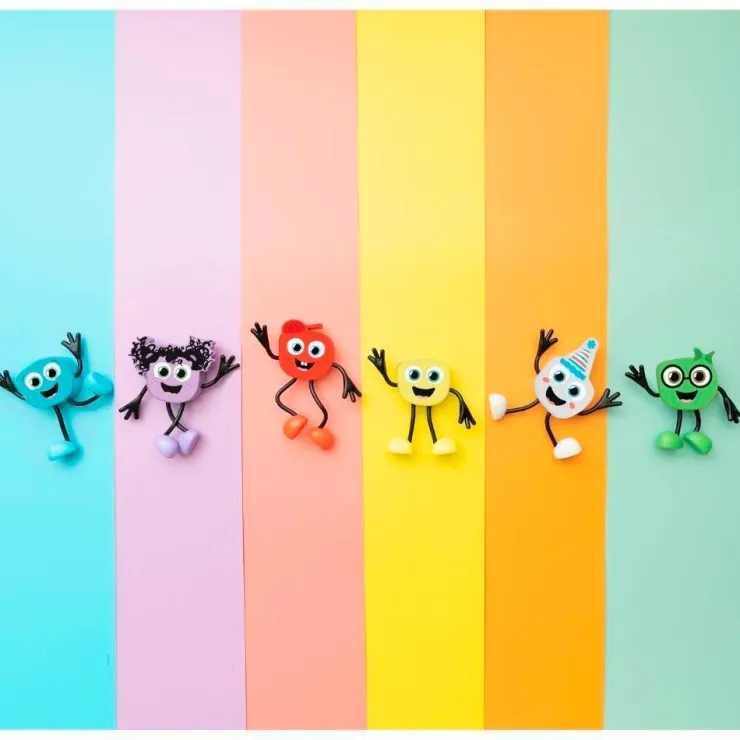 Set personaje Alex y 2 cubos amarillos con luz Glo Pals<Glopals Best