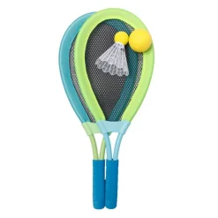 Set raquetas XL con 1 pelota y 1 pelota de bádminton.<Alldoro Discount