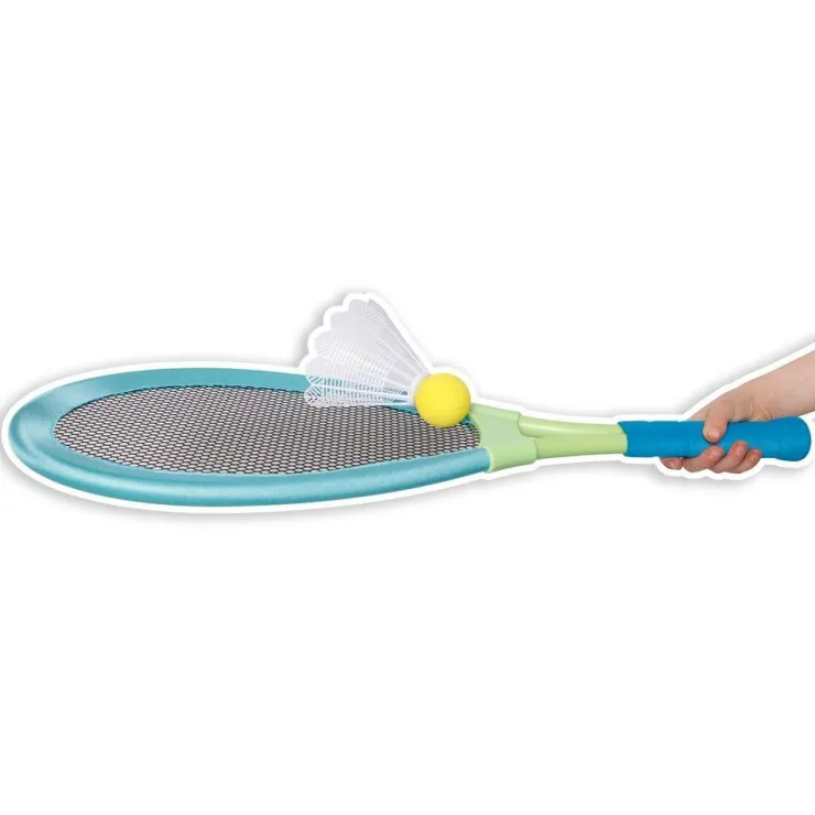 Set raquetas XL con 1 pelota y 1 pelota de bádminton.<Alldoro Discount