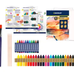 Set técnicas artísticas con ceras 42 piezas<Manley Sale