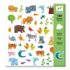 Sobre 160 pegatinas animales<Djeco