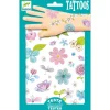Tatuajes flores campestres set 2 hojas<Djeco Discount