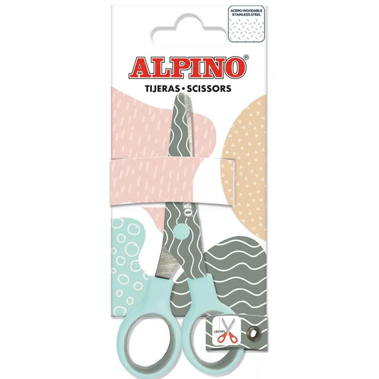 Tijeras colores pastel 130mm.<Alpino Outlet