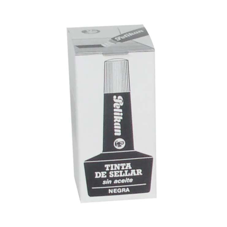 Tinta para sellar color negro frasco 28ml.<Pelikan Online
