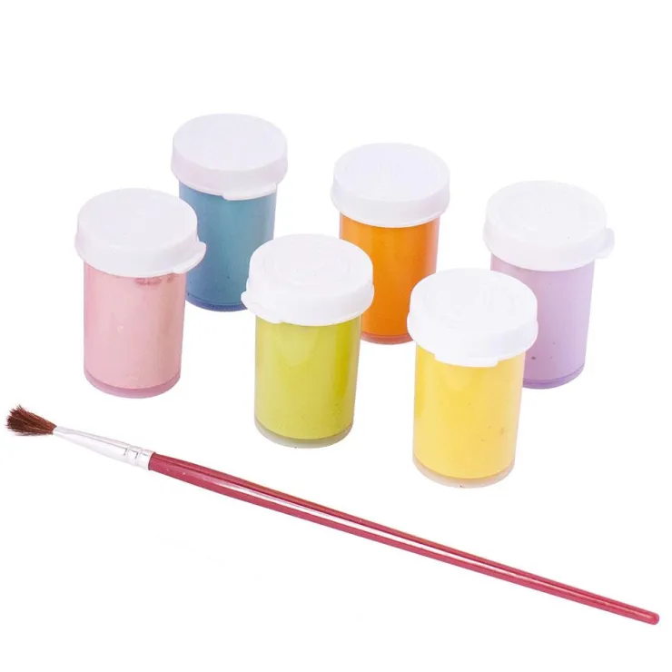 Témpera escolar 6 colores pastel con pincel<Jovi Online