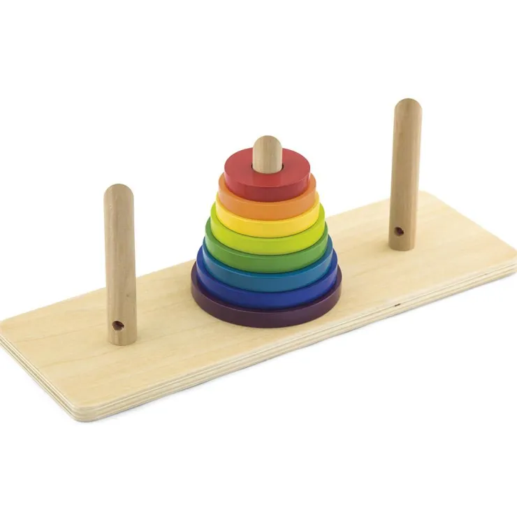 Torre de Hanoi madera juego lógica<Andreu Toys Clearance