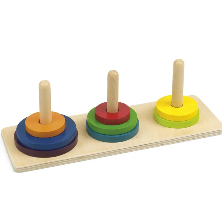 Torre de Hanoi madera juego lógica<Andreu Toys Clearance